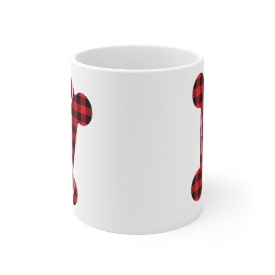 "Dog Bones" - Funny Double Sided Print - White Ceramic Mug 11oz - Image 2