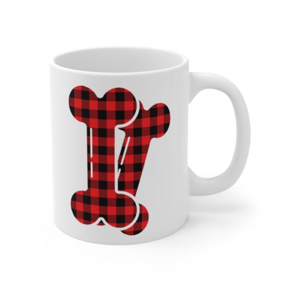 "Dog Bones" - Funny Double Sided Print - White Ceramic Mug 11oz - Image 3