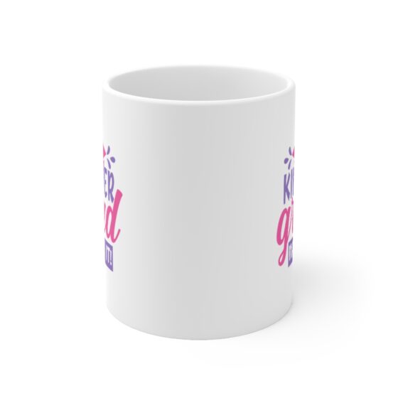 "Kinder Grad Nailed It!" - Funny Double Sided Print - White Ceramic Mug 11oz - Image 2