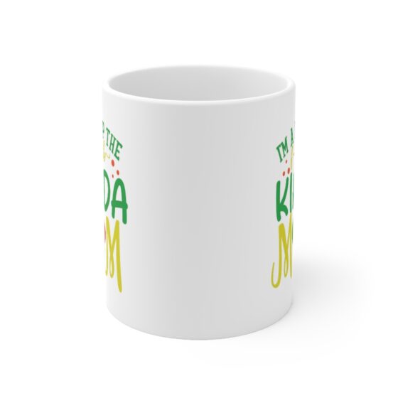 "I'm a Drop the F-Bomb Kinda Mom" - Funny Double Sided Print - White Ceramic Mug 11oz - Image 2