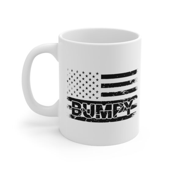 "Bumpy" - Funny Double Sided Print - White Ceramic Mug 11oz