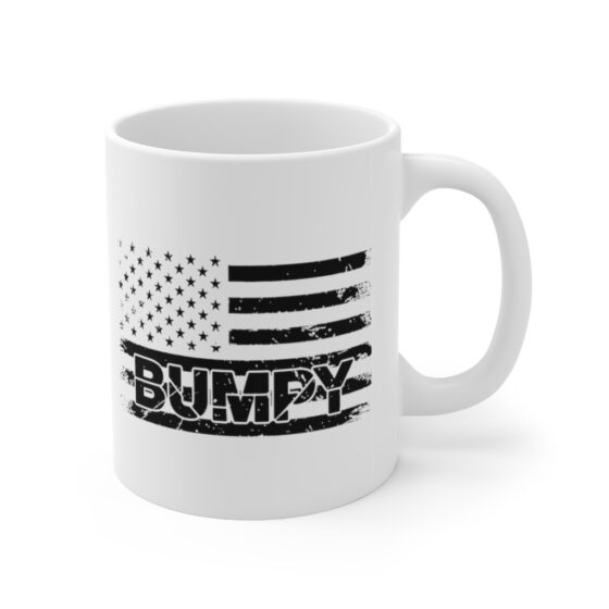 "Bumpy" - Funny Double Sided Print - White Ceramic Mug 11oz - Image 3