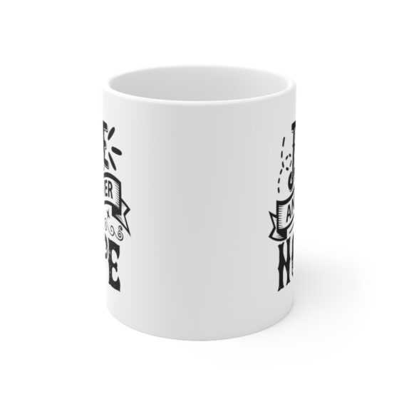 "The Answer is Nope" - Funny Double Sided Print - White Ceramic Mug 11oz - Image 2