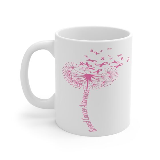 "Breast Cancer Awareness" - Funny Double Sided Print - White Ceramic Mug 11oz