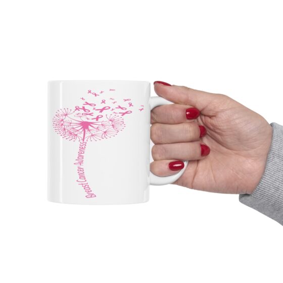 "Breast Cancer Awareness" - Funny Double Sided Print - White Ceramic Mug 11oz - Image 11