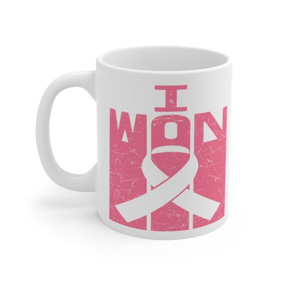 "I Won" - Funny Double Sided Print - White Ceramic Mug 11oz