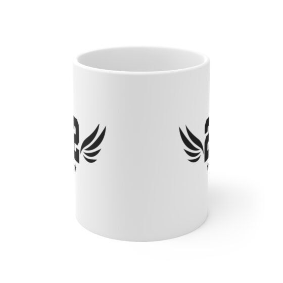 "22" - Funny Double Sided Print - White Ceramic Mug 11oz - Image 2