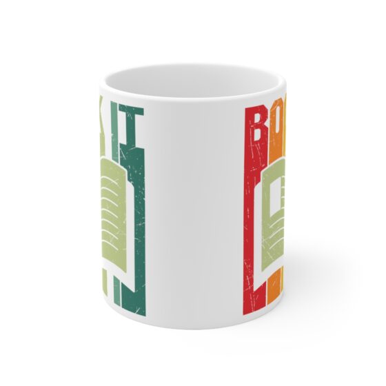 "Book It" - Funny Double Sided Print - White Ceramic Mug 11oz - Image 2
