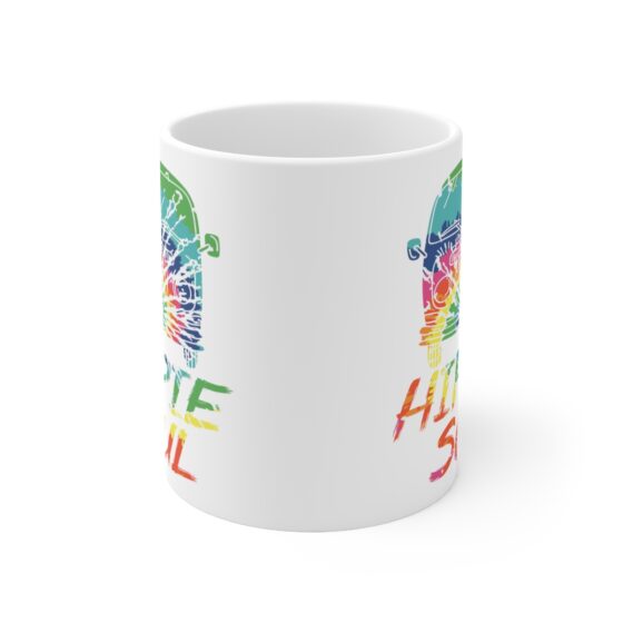 "Hippie Soul" - Funny Double Sided Print - White Ceramic Mug 11oz - Image 2