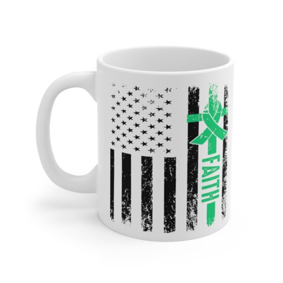 "Faith" - Funny Double Sided Print - White Ceramic Mug 11oz