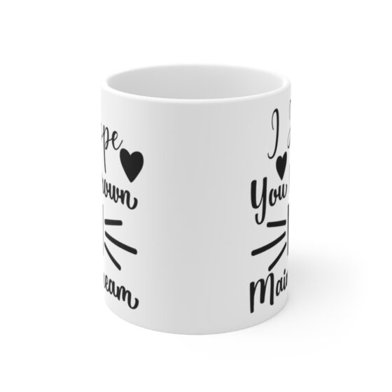 "I Hope You Drown In Mainstream" - Funny Double Sided Print - White Ceramic Mug 11oz - Image 2