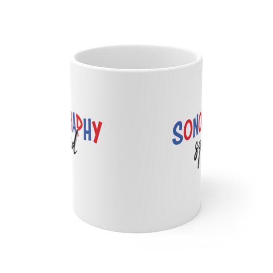 "Sonography Squad" - Funny Double Sided Print - White Ceramic Mug 11oz - Image 2
